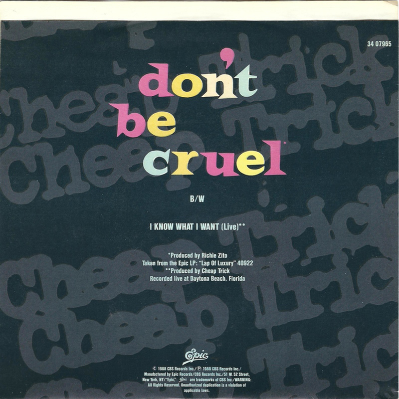 Cheap Trick - Don't Be Cruel